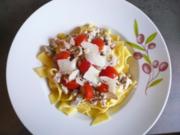 Sahnesauce zu Spaghetti oder Bandnudeln - Rezept