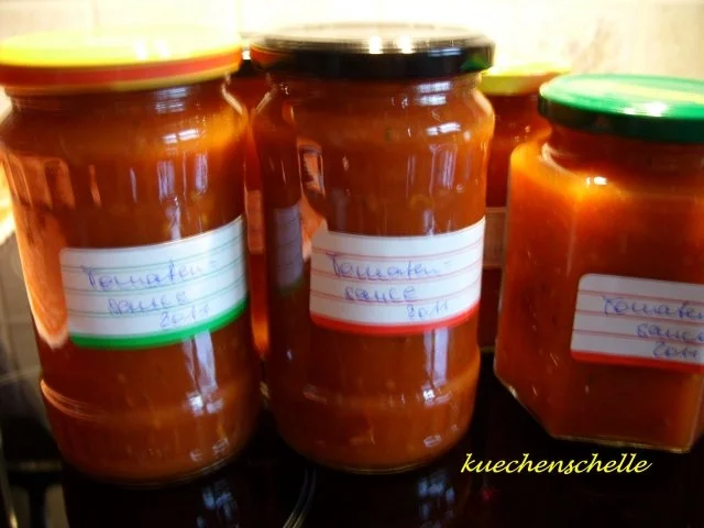 Rezept: Vorrat: Tomatensauce Vorrat: Tomatensauce - Rezept