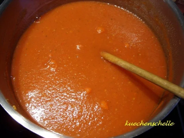 Rezept: Vorrat: Tomatensauce Bild Nr. 2 Vorrat: Tomatensauce - Rezept - Bild Nr. 2