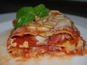 Würzige Käse-Hähnchen-Lasagne - Rezept