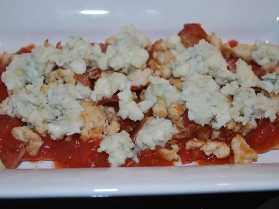 Rezept: Würzige Käse-Hähnchen-Lasagne Bild Nr. 4 Würzige Käse-Hähnchen-Lasagne - Rezept - Bild Nr. 4