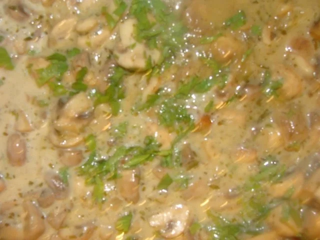 Beilage : - Champignongemüse - - Rezept - Bild Nr. 2