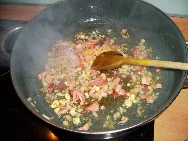 Rezept: Hühnchen im krossen Schinkenmantel Bild Nr. 5 Hühnchen im krossen Schinkenmantel - Rezept - Bild Nr. 5