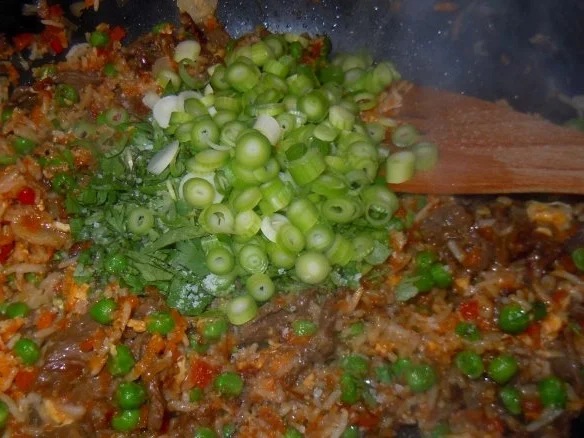 Rezept: Bratreis mit Rindfleisch Bild Nr. 8 Bratreis mit Rindfleisch - Rezept - Bild Nr. 8