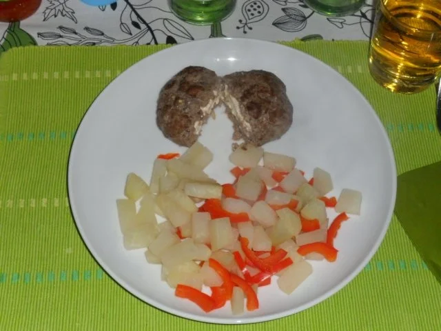 Feta im Fleischmantel - Rezept