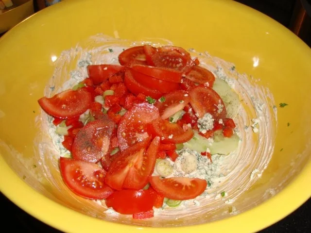 bunte Salatschüssel - Rezept - Bild Nr. 3