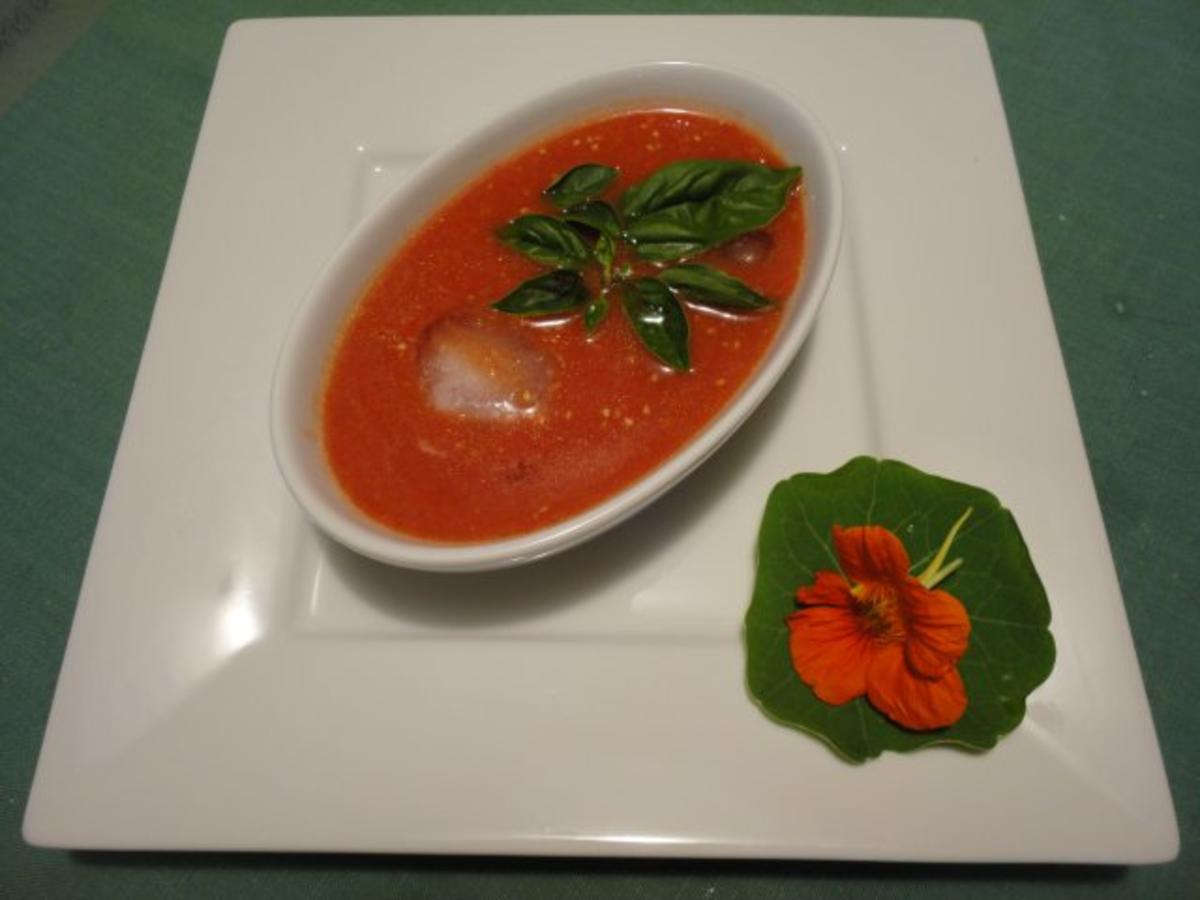 geeiste Tomaten-Sommer-Suppe - Rezept - Bild Nr. 4