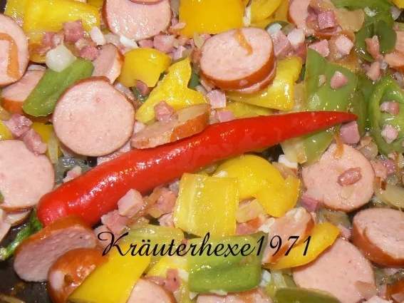 herzhafte Cabanossi Pfanne - Rezept - Bild Nr. 5