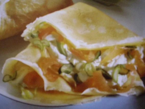 Herzhafte Räucherlachscrepes - Rezept