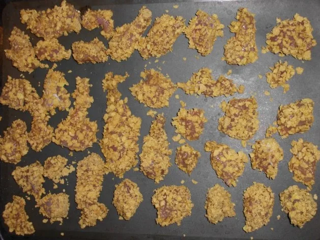 Knusprige Geflügelstreifen aus dem Ofen - Rezept - Bild Nr. 5