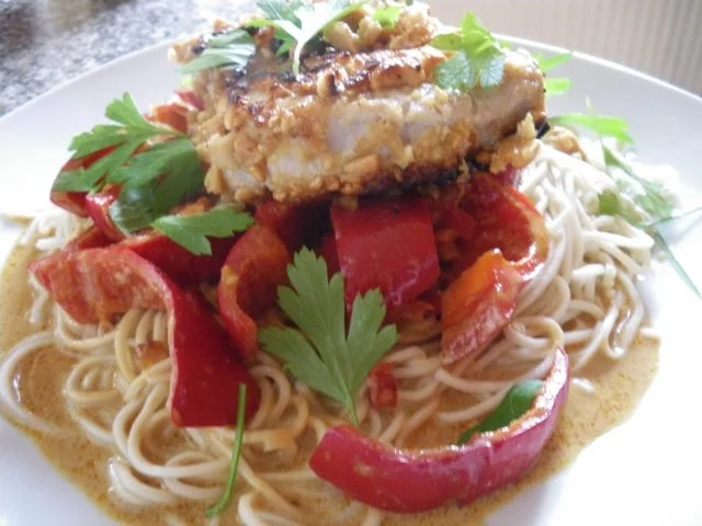 Rezept: Schweinefilet in Erdnusskruste Bild Nr. 3 Schweinefilet in Erdnusskruste - Rezept - Bild Nr. 3