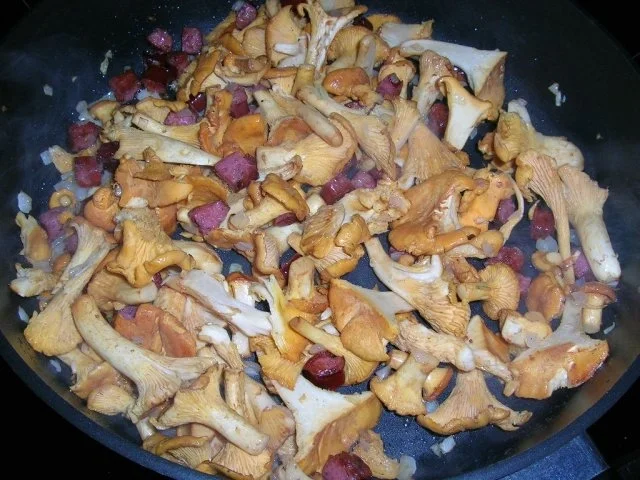 Pfifferling-Bauern-Omelett, das etwas andere Omelett  (meine schnelle Feierabendküche) - Rezept - Bild Nr. 10