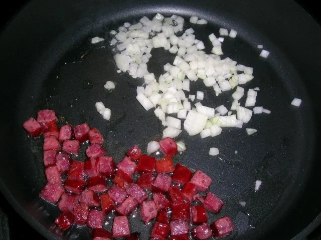 Pfifferling-Bauern-Omelett, das etwas andere Omelett  (meine schnelle Feierabendküche) - Rezept - Bild Nr. 11