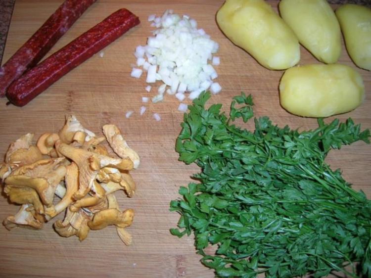 Pfifferling Bauern Omelett, das etwas andere Omelett meine schnelle ...