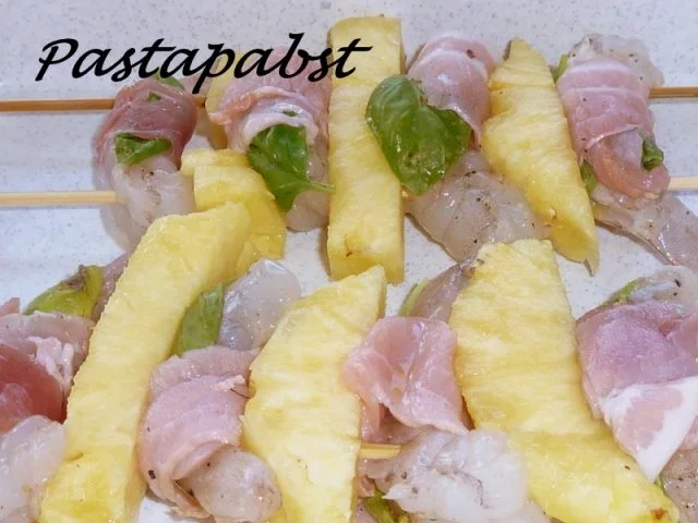 Rezept: Garnelen Spieße Bild Nr. 2 Garnelen Spieße - Rezept - Bild Nr. 2