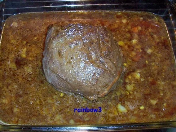 Kochen: Rinderbraten nach Gyros-Art - Rezept - Bild Nr. 6