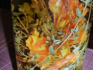 Rezept: Paradiesisch pfeffriger Zitronenthymian- Essig Bild Nr. 2 Paradiesisch pfeffriger Zitronenthymian- Essig - Rezept - Bild Nr. 2