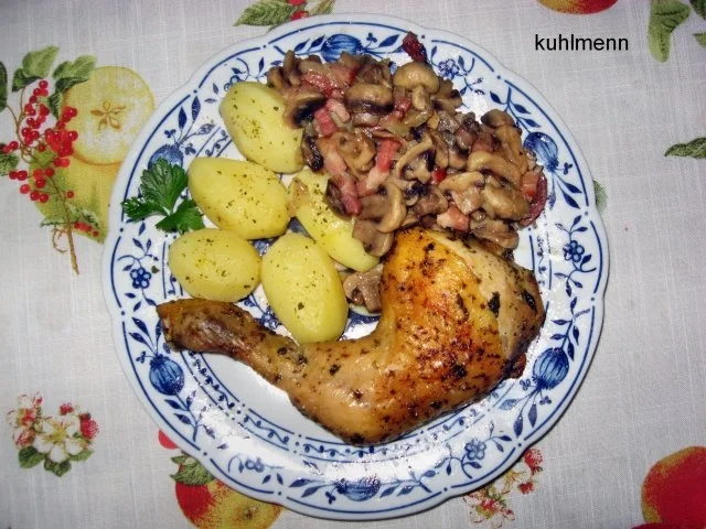 Maishähnchenkeulen "Franche" - Rezept