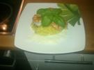 Black Tiger auf Safran-Prosecco-Risotto - Rezept