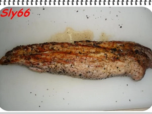 Fleischgerichte:Schweinefilet sanft Gegart mit Pfifferlingsoße - Rezept - Bild Nr. 5