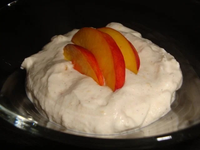 Rezept: Nektarinen-Vanille-Quarkcreme Nektarinen-Vanille-Quarkcreme - Rezept