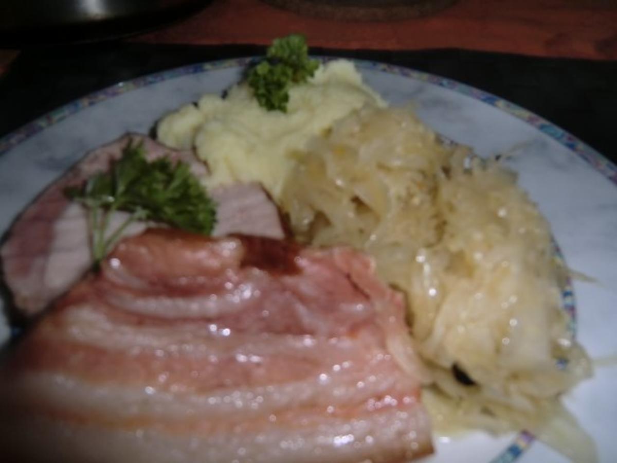 Sauerkraut mit Kassler und Speck - Rezept - kochbar.de