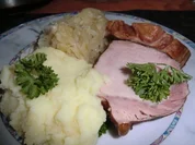 Sauerkraut mit Kassler und Speck - Rezept