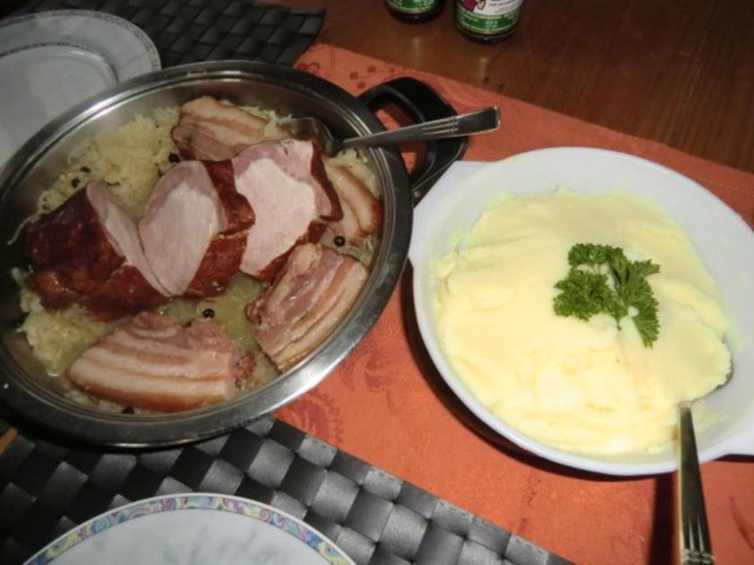 Sauerkraut mit Kassler und Speck - Rezept - kochbar.de