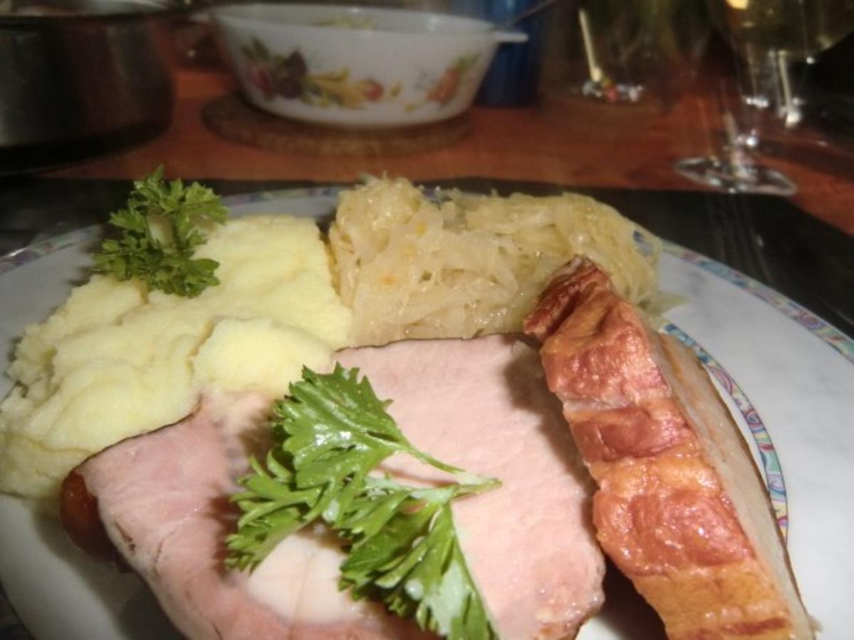 Sauerkraut mit Kassler und Speck - Rezept - kochbar.de