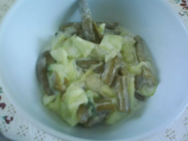 Bohnen-Gurkensalat - Rezept