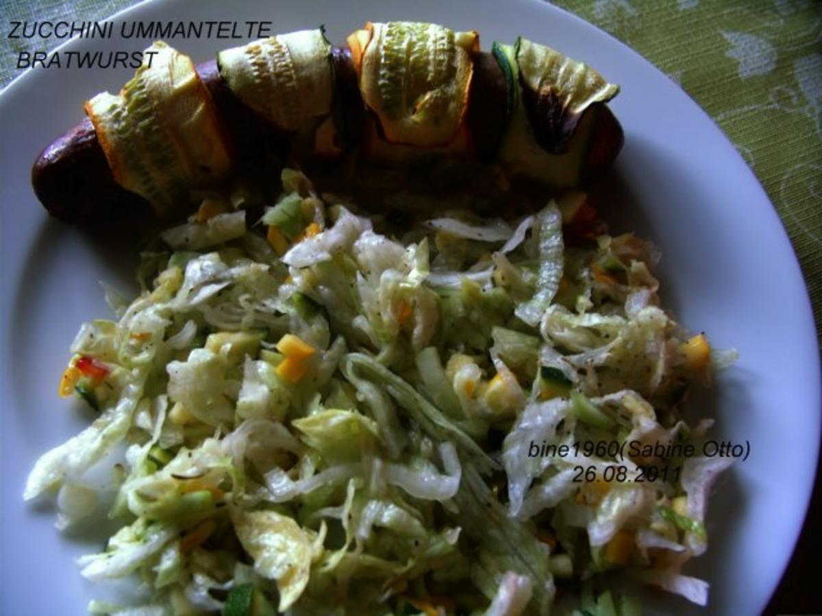 ZUCCHINI UMMANTELTE BRATWURST - Rezept Durch bine1960