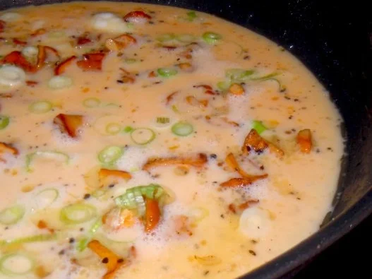 Rezept: Omelett mit Pfifferlingen Bild Nr. 5 Omelett mit Pfifferlingen - Rezept - Bild Nr. 5