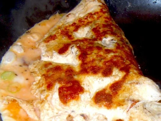 Rezept: Omelett mit Pfifferlingen Bild Nr. 6 Omelett mit Pfifferlingen - Rezept - Bild Nr. 6