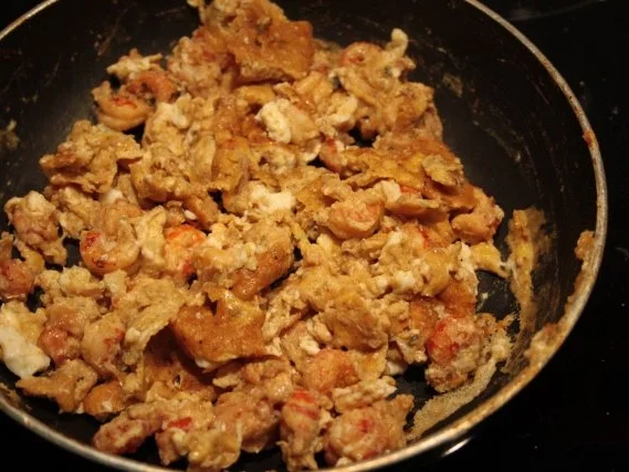 Kartoffel-Teller mit Flusskrebs-Rührei - Rezept - Bild Nr. 6