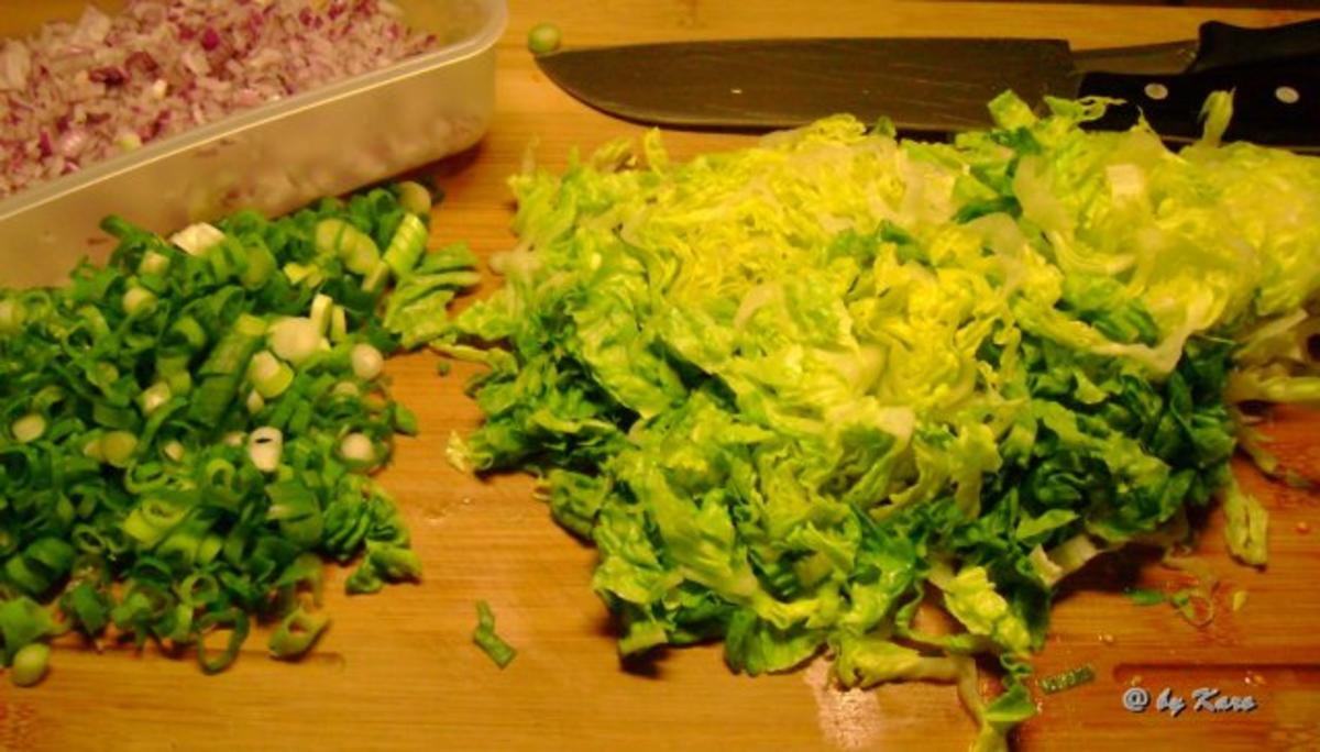 Gemüse: Knusprige Kürbisrösti mit Lauchschmand- Dipp - Rezept - Bild Nr. 2