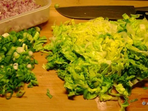 Gemüse: Knusprige Kürbisrösti mit Lauchschmand- Dipp - Rezept - Bild Nr. 2