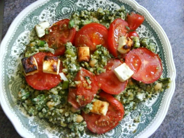 Rezept: Bulgur- Auflauf mit Kichererbsen Bild Nr. 4 Bulgur- Auflauf mit Kichererbsen - Rezept - Bild Nr. 4