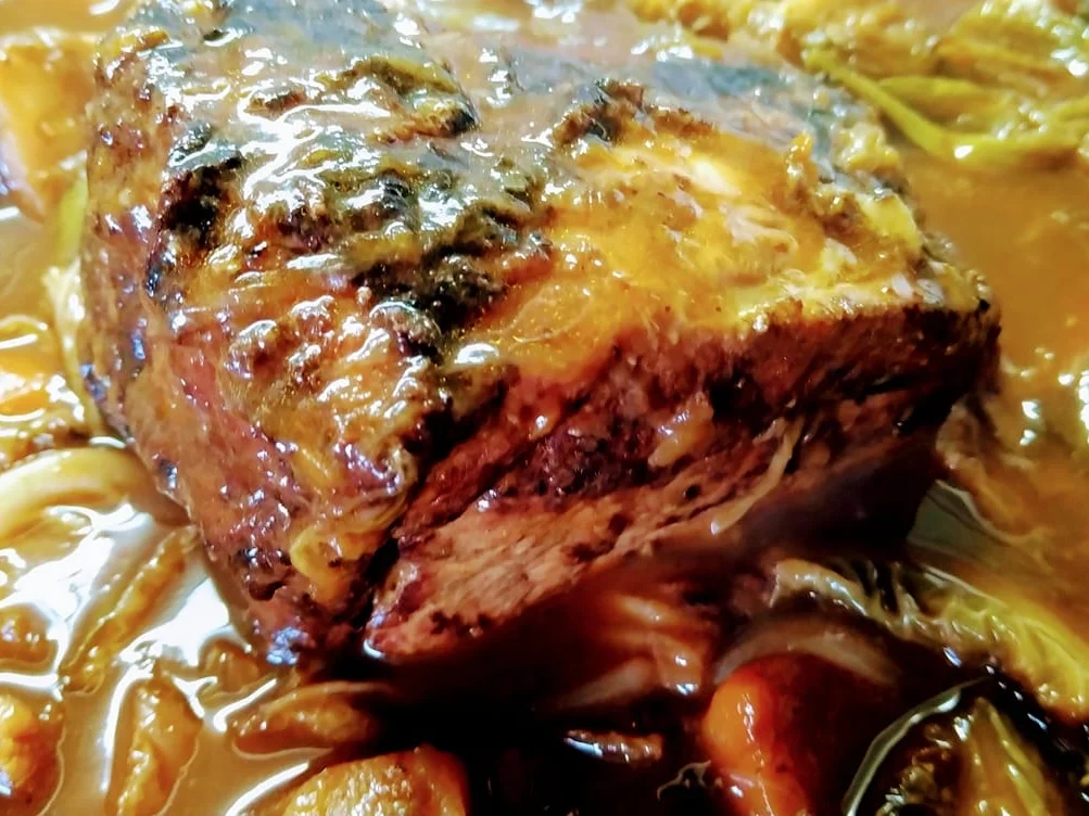 Schweinebraten mit Schmorgemüse - Rezept - Bild Nr. 2