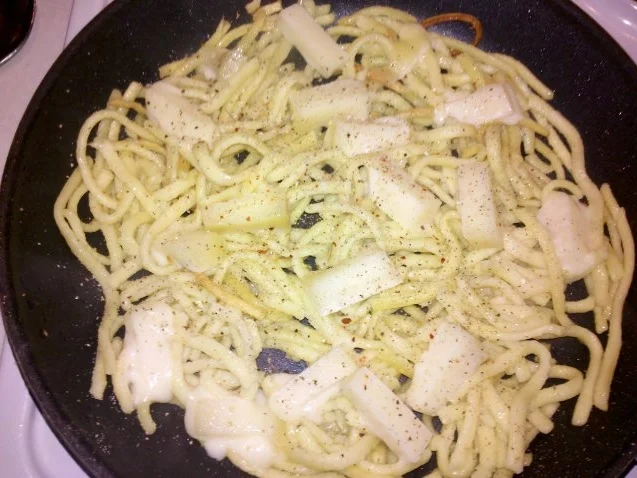 Nudeln: Bratspätzle mit Käse und Ei - Rezept - Bild Nr. 2