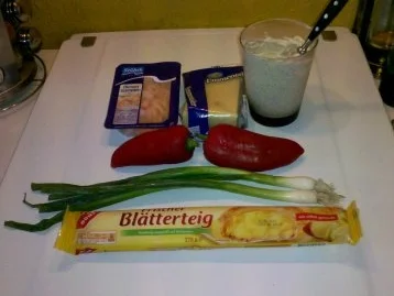 Flammkuchen: Flammkuchen granchio - Flammkuchen mit Krabben - Rezept - Bild Nr. 2