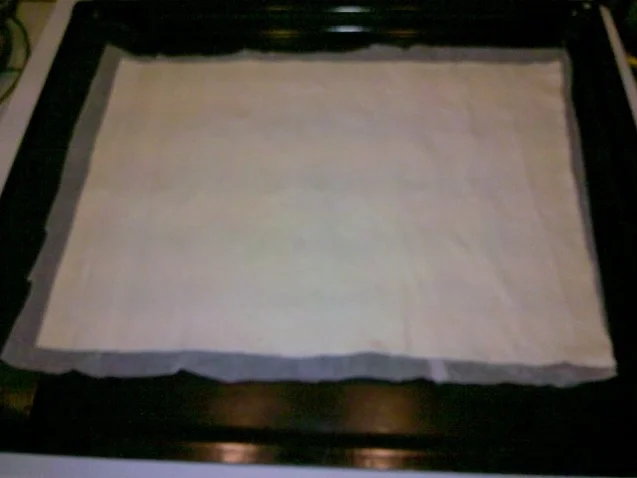 Flammkuchen: Flammkuchen granchio - Flammkuchen mit Krabben - Rezept - Bild Nr. 3