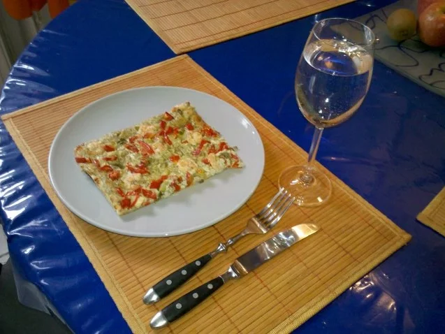 Flammkuchen: Flammkuchen granchio - Flammkuchen mit Krabben - Rezept - Bild Nr. 9