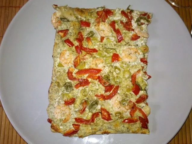 Flammkuchen: Flammkuchen granchio - Flammkuchen mit Krabben - Rezept - Bild Nr. 11