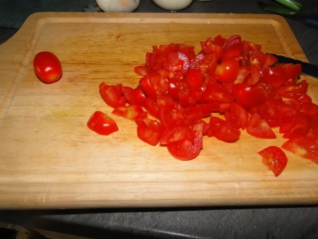 Bunter Garnelen-Obstsalat mit selbstgebackenen  Sonnenblumenbrot - Rezept - Bild Nr. 5