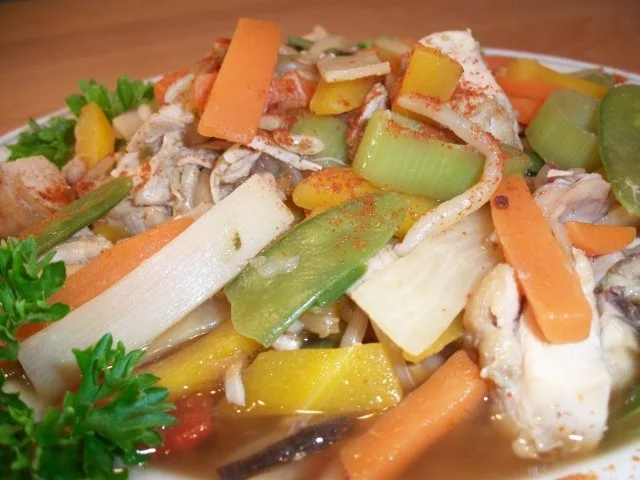 Chinesischer Gemüseeintopf mit Hähnchen.... - Rezept - Bild Nr. 2