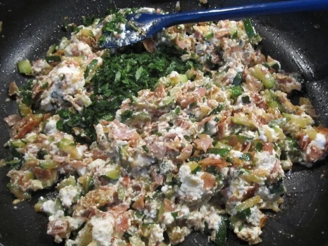 Rezept: Penne mit Schinken-Zucchinioberscreme Bild Nr. 2 Penne mit Schinken-Zucchinioberscreme - Rezept - Bild Nr. 2