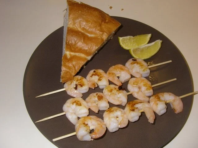 Rezept: Garmelen-Spiesschen Garmelen-Spiesschen - Rezept