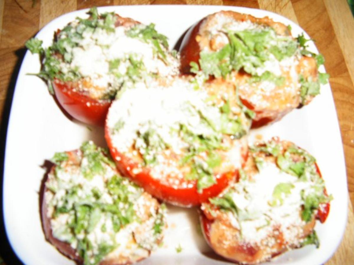 überbackene Blauschimmelkäse-Tomaten - Rezept - Bild Nr. 6