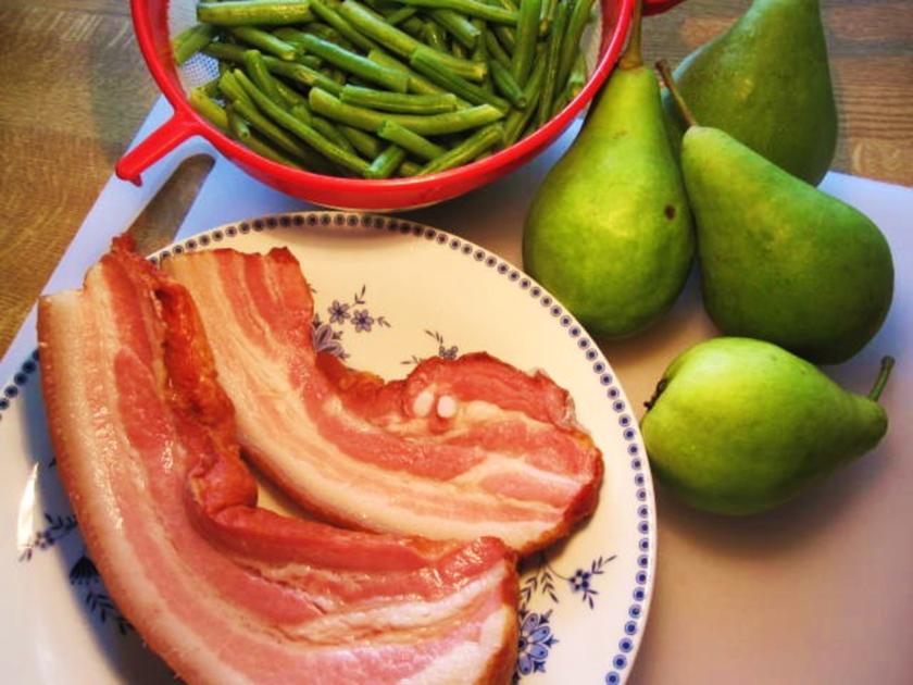 Birnen, Bohnen und Speck - einfach - von mimi