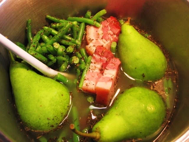 Birnen, Bohnen und Speck ... - Rezept - Bild Nr. 8376